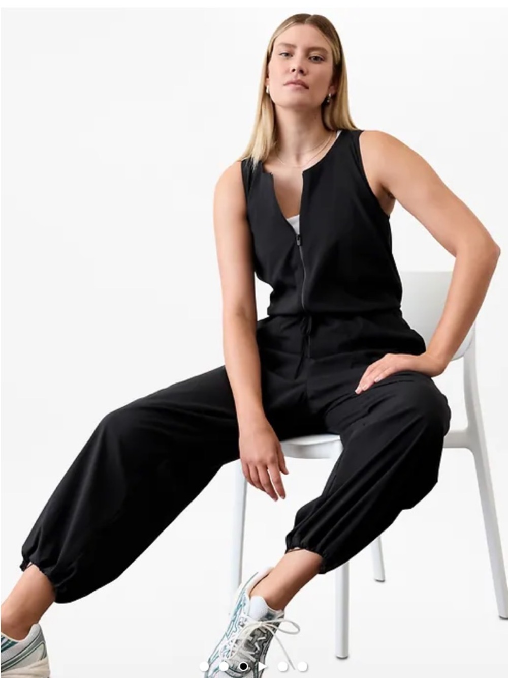 Athleta Flex Jumpsuit Black XXS